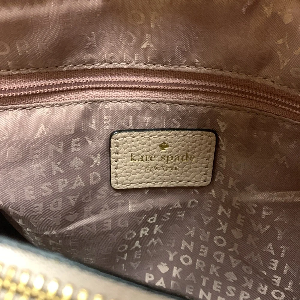 Kate Spade Ward Place Evangelie Satchel Bag Dusty Pink/Black Medium - Picture 15 of 16